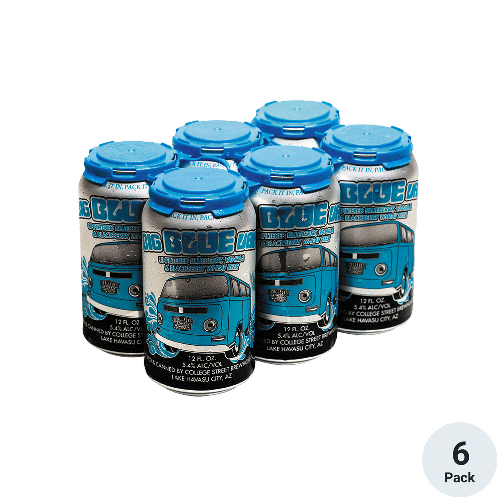 College Street Big Blue Van 6pk-12oz Cans