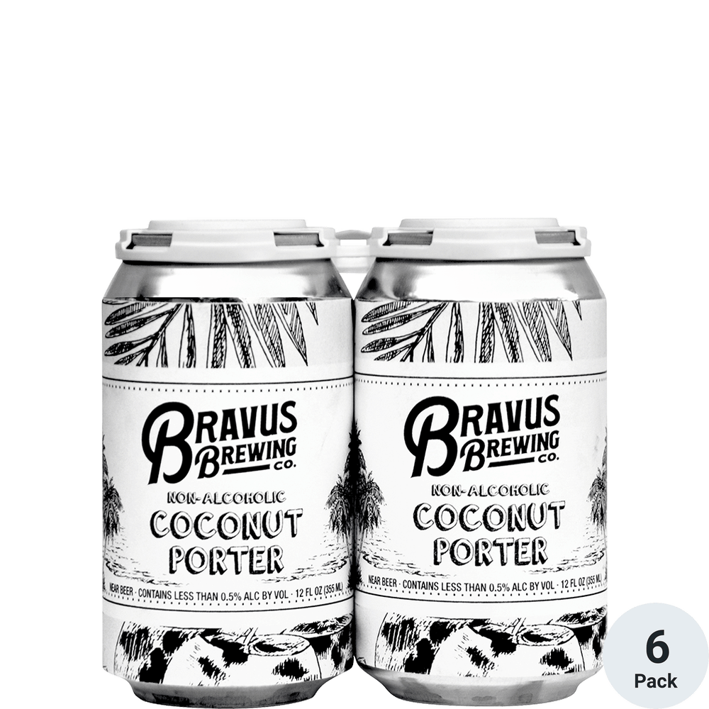 Bravus Non-Alcoholic Coconut Porter 6pk-12oz Cans