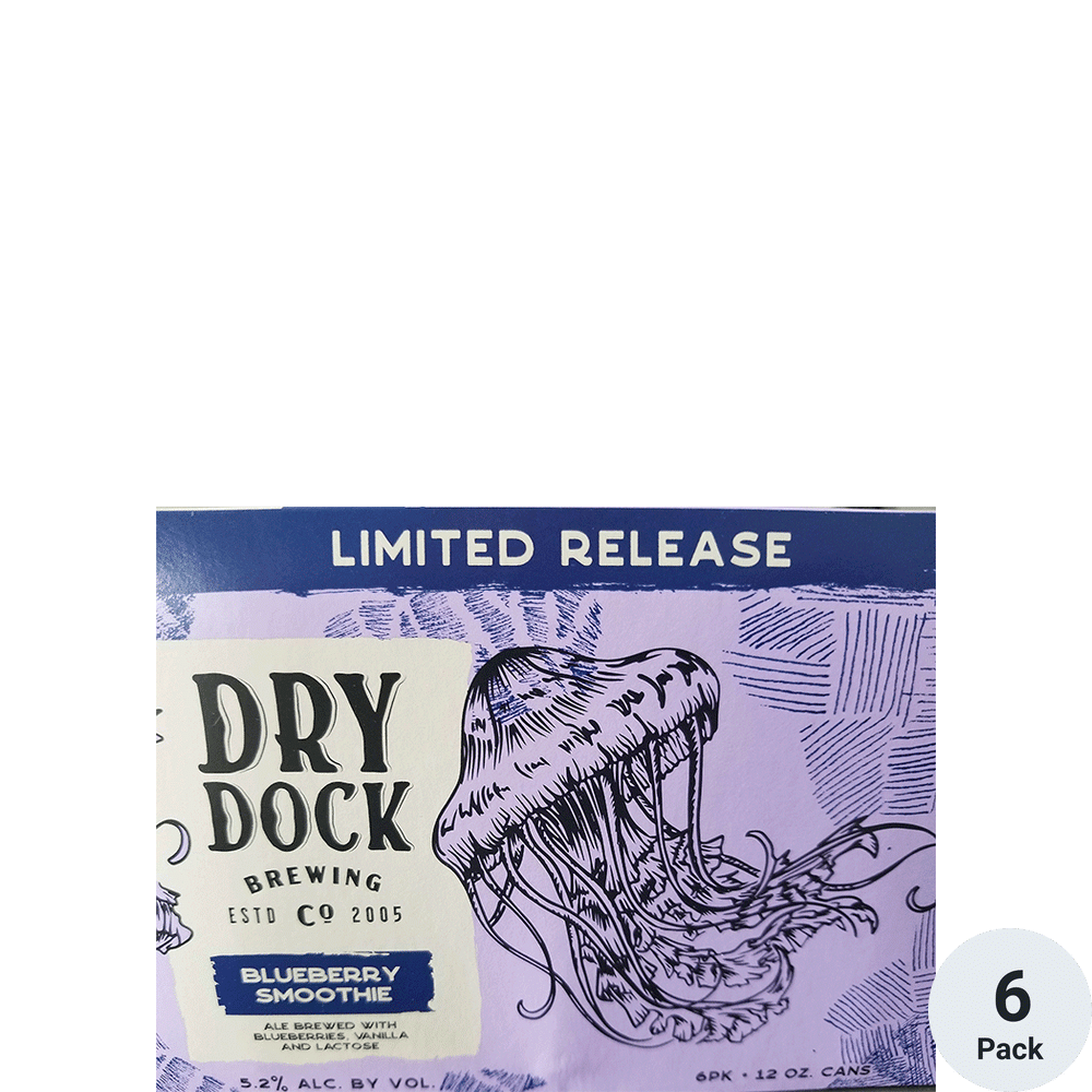 Dry Dock Blueberry Smoothie Blonde 6pk-12oz Cans