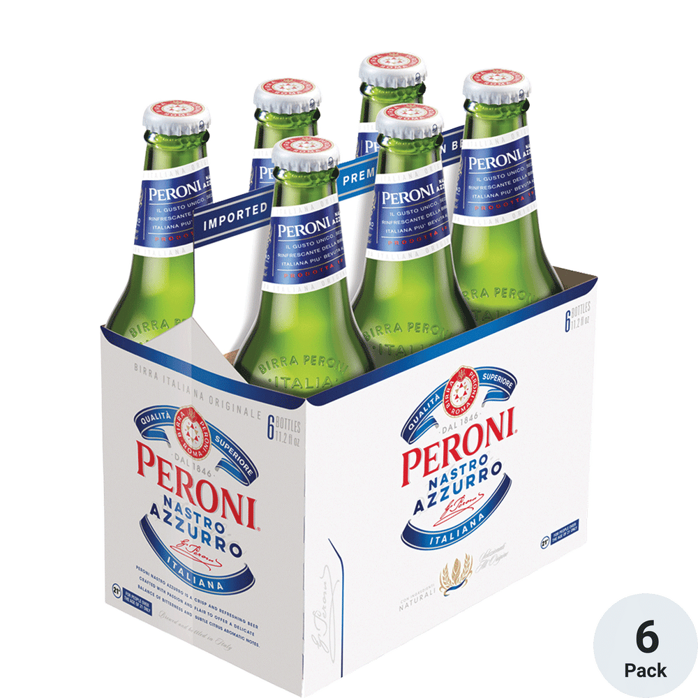 Peroni Nastro Azzurro 6pk-11oz Btls