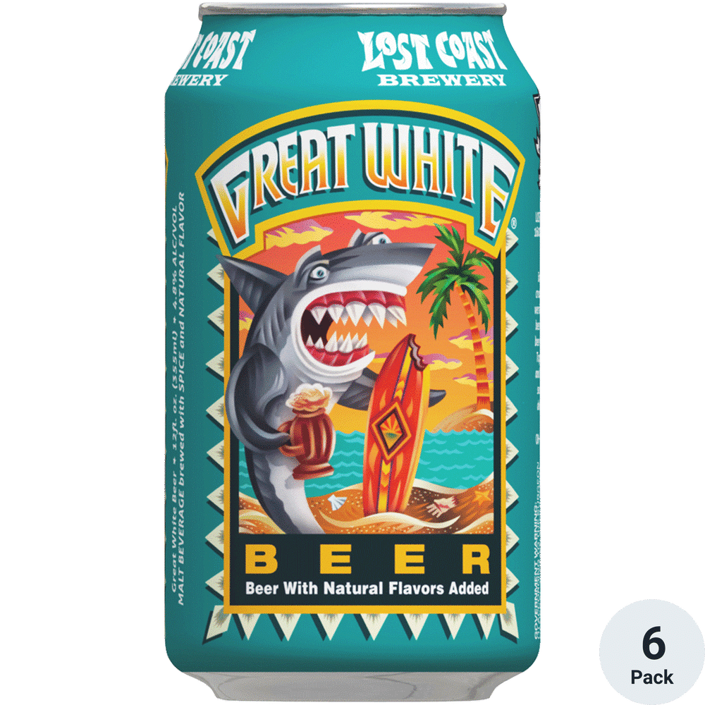 Lost Coast Great White 6pk-12oz Cans