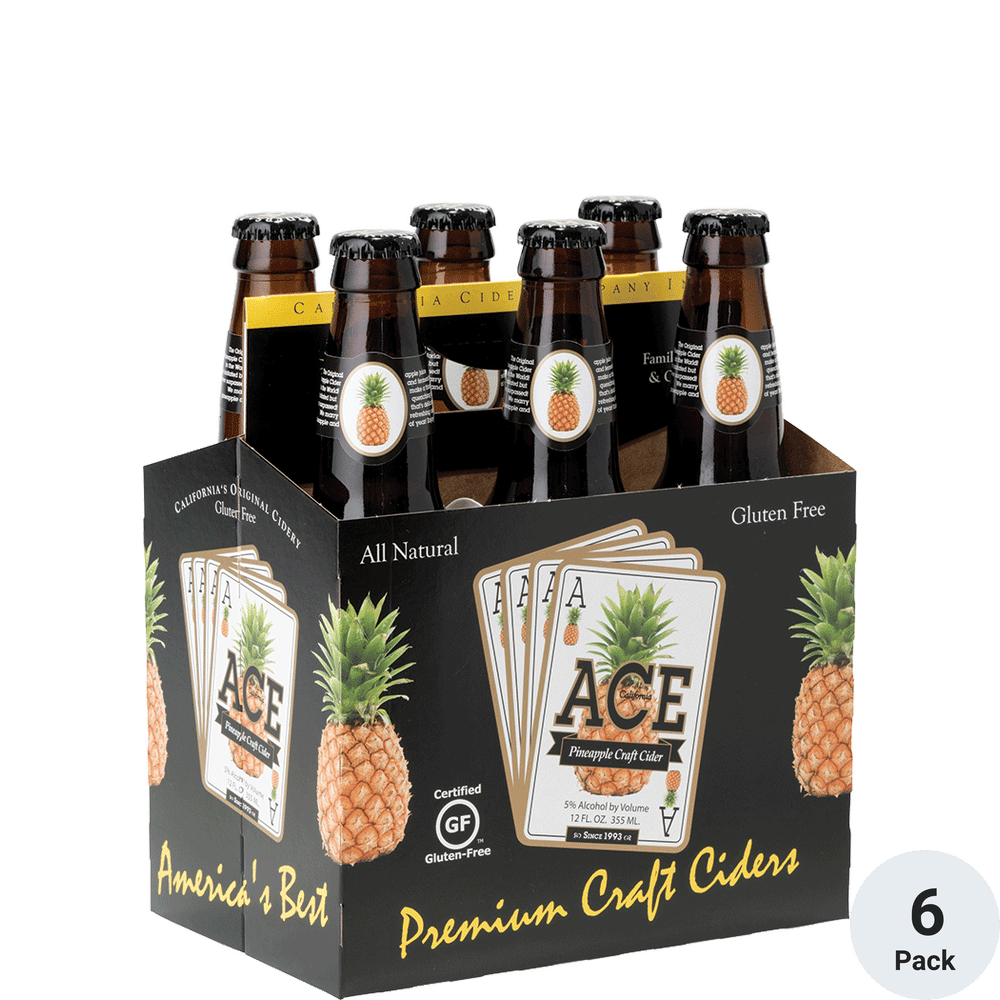 Ace Pineapple Hard Cider 6pk-12oz Btls