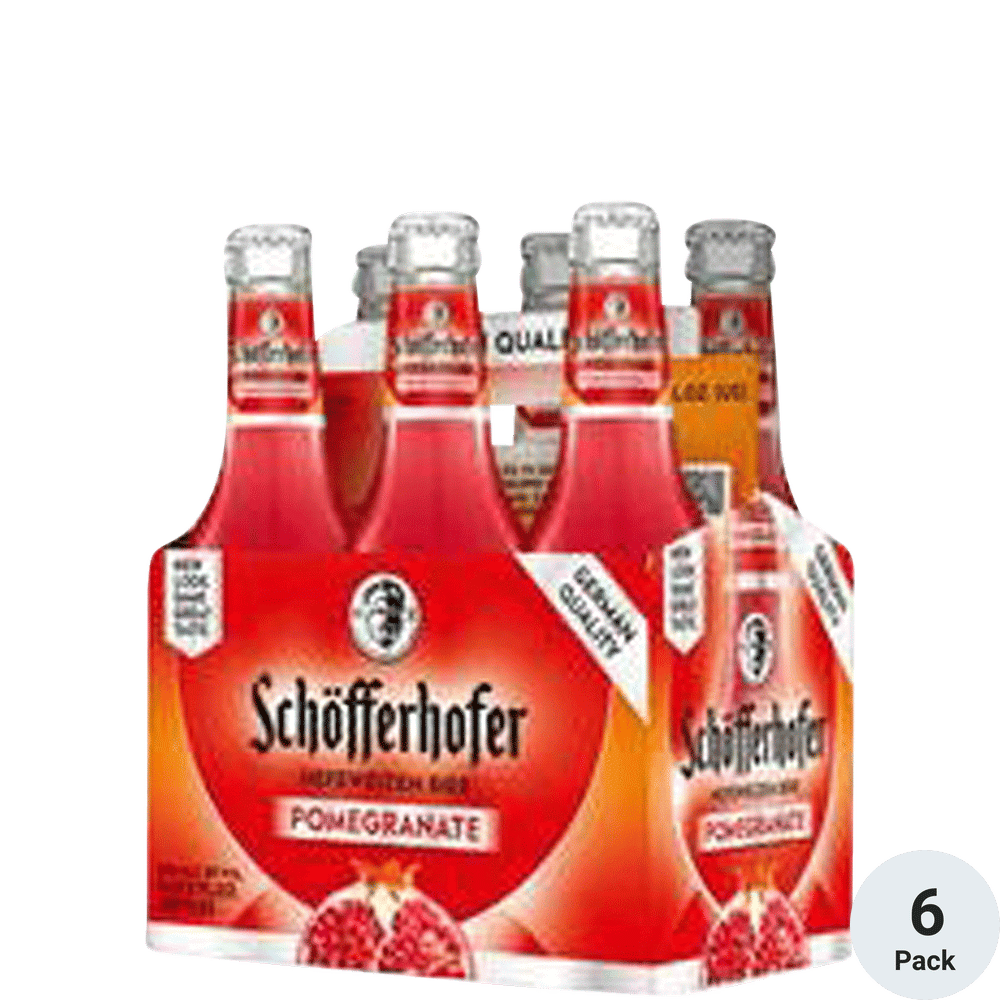 Schofferhofer Pomegranate 6pk-11oz Btls