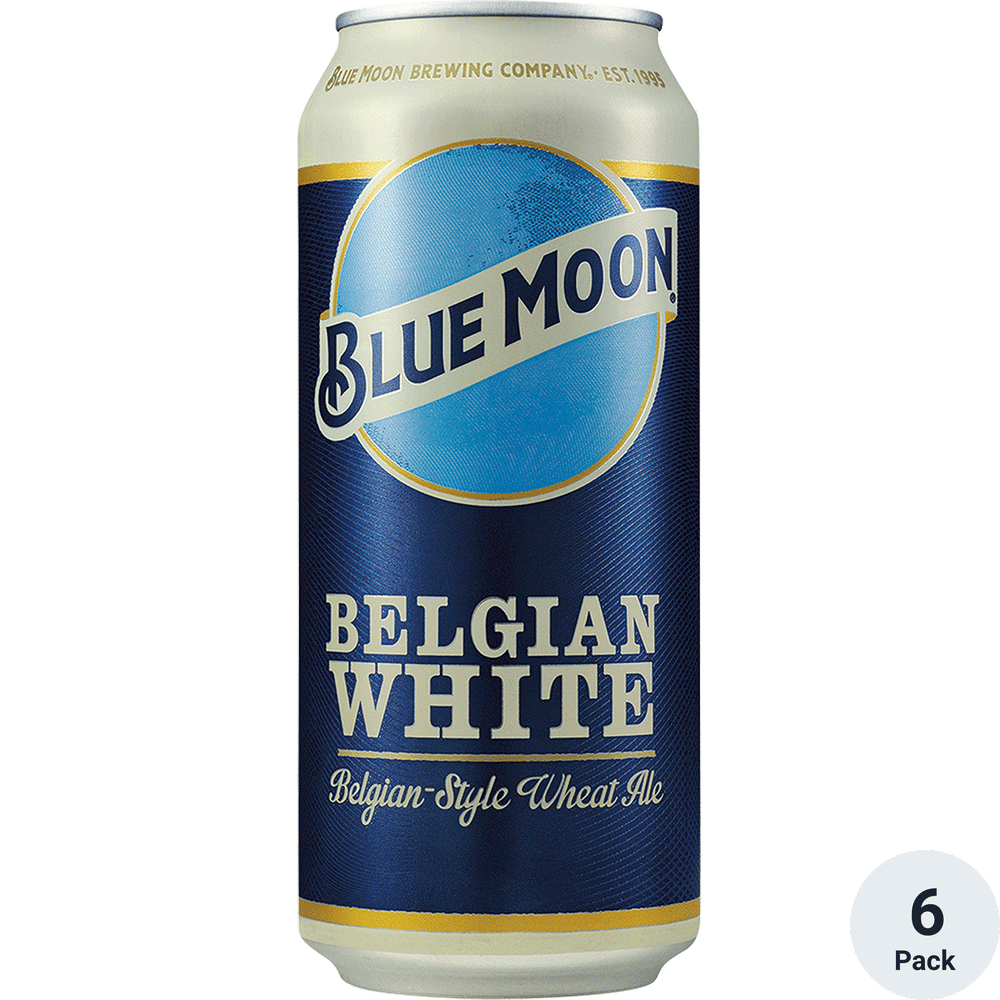 Blue Moon Belgian White Belgian-Style Wheat Ale 6pk-12oz Cans