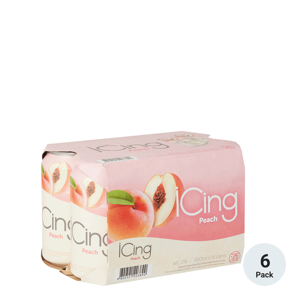 iCing Peach Sparkling Rice Wine Total Wine & More