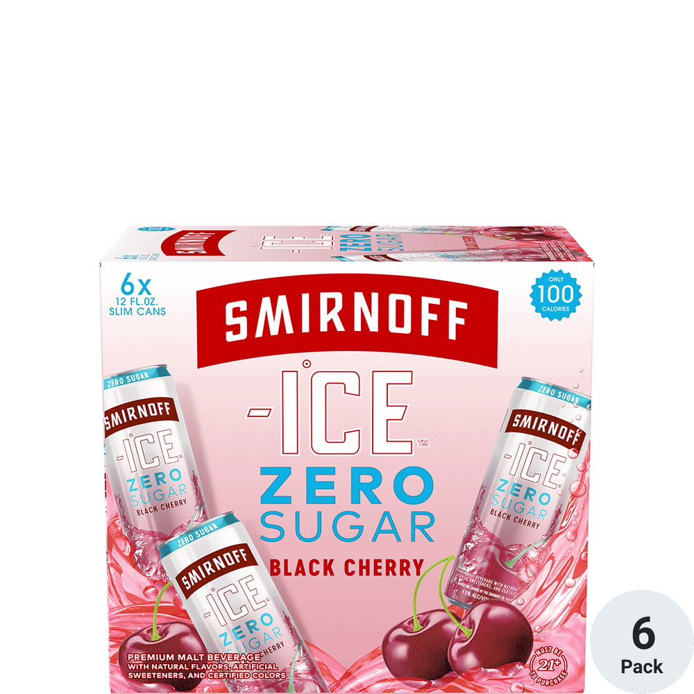 Smirnoff Ice Zero Sugar Black Cherry | Total Wine & More