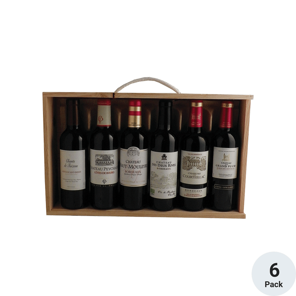 Bordeaux Experience Box 6pk-375ml Bottles