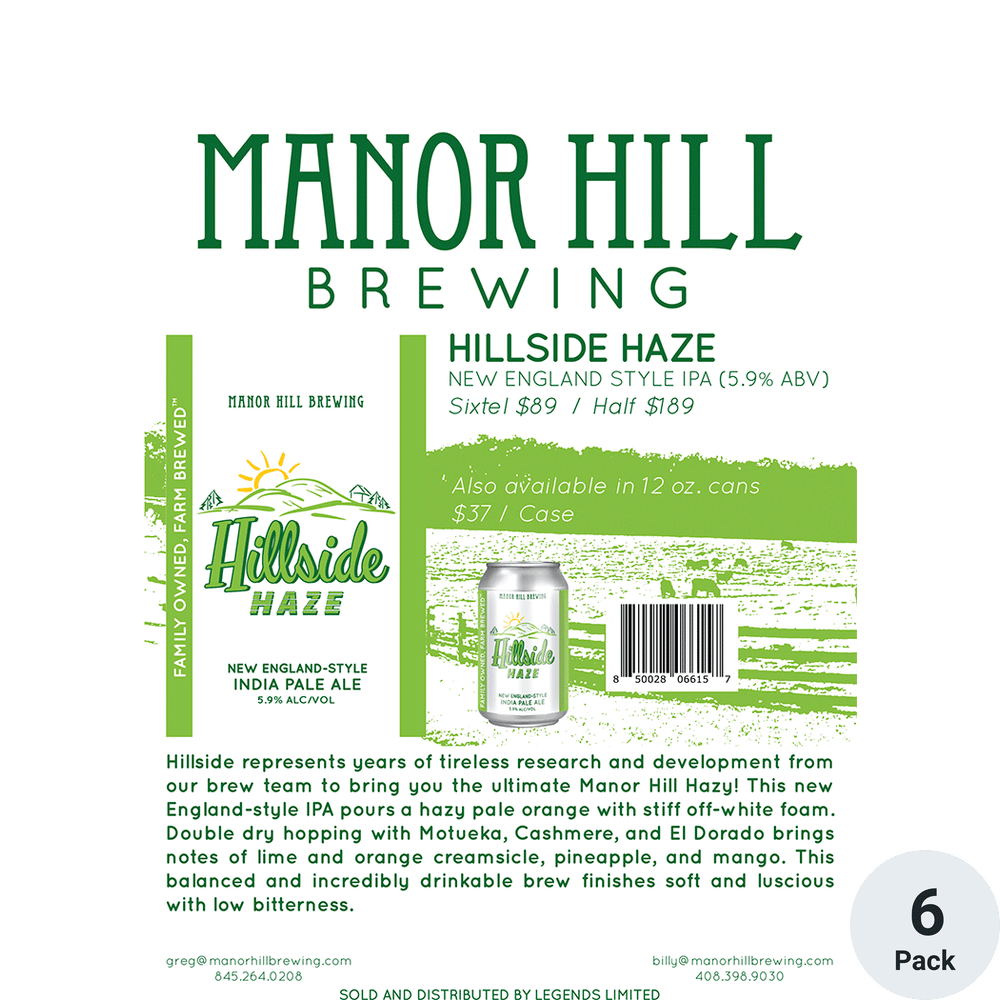Manor Hill Hillside Haze Total Wine & More