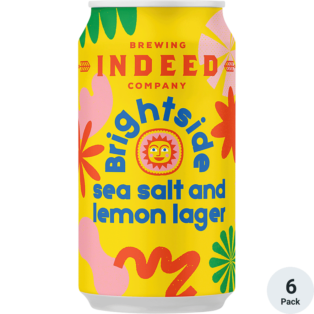 Indeed Brightside Sea Salt and Lemon Lager Total Wine & More