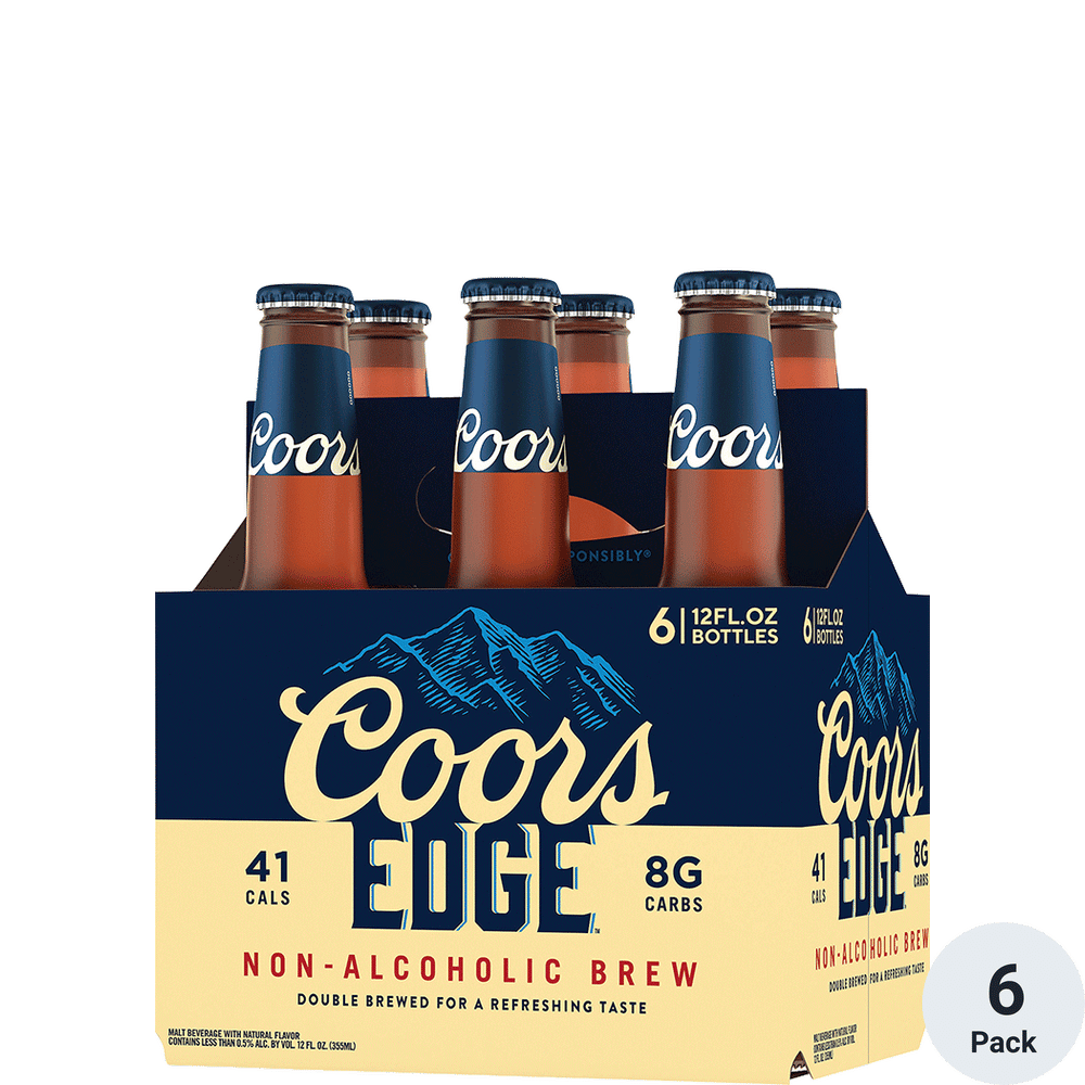 Coors Edge Non Alcoholic Beer Total