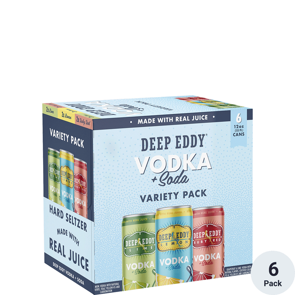 Deep Eddy Vodka Soda Variety Pack Total Wine & More