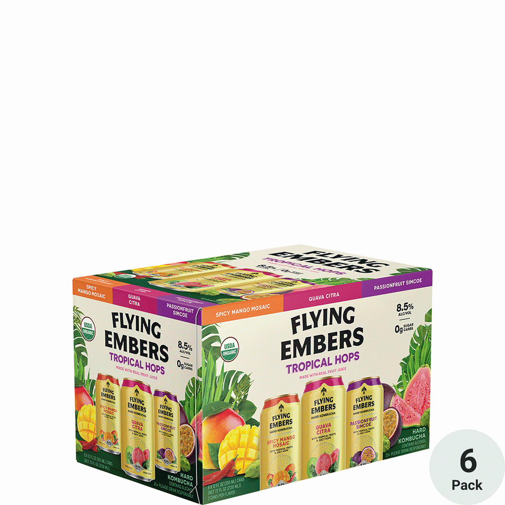 Flying Embers Tropical Hops Variety Pack 6pk-12oz Cans