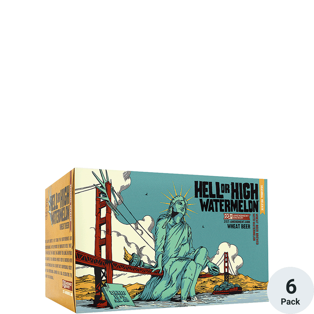 21st Amendment Hell or High Watermelon Wheat Total Wine & More