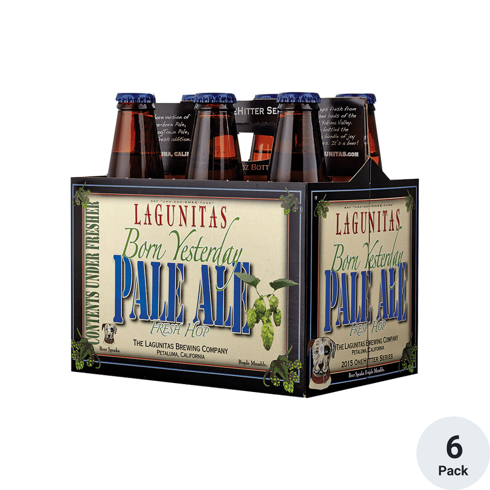 Lagunitas Born Yesterday Pale Ale 6pk-12oz Btls