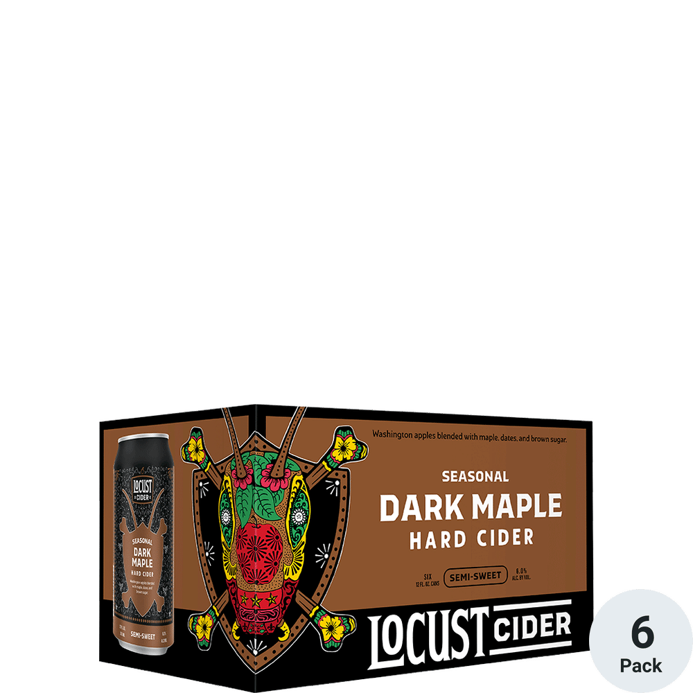 Locust Cider Dark Maple 6pk-12oz Cans