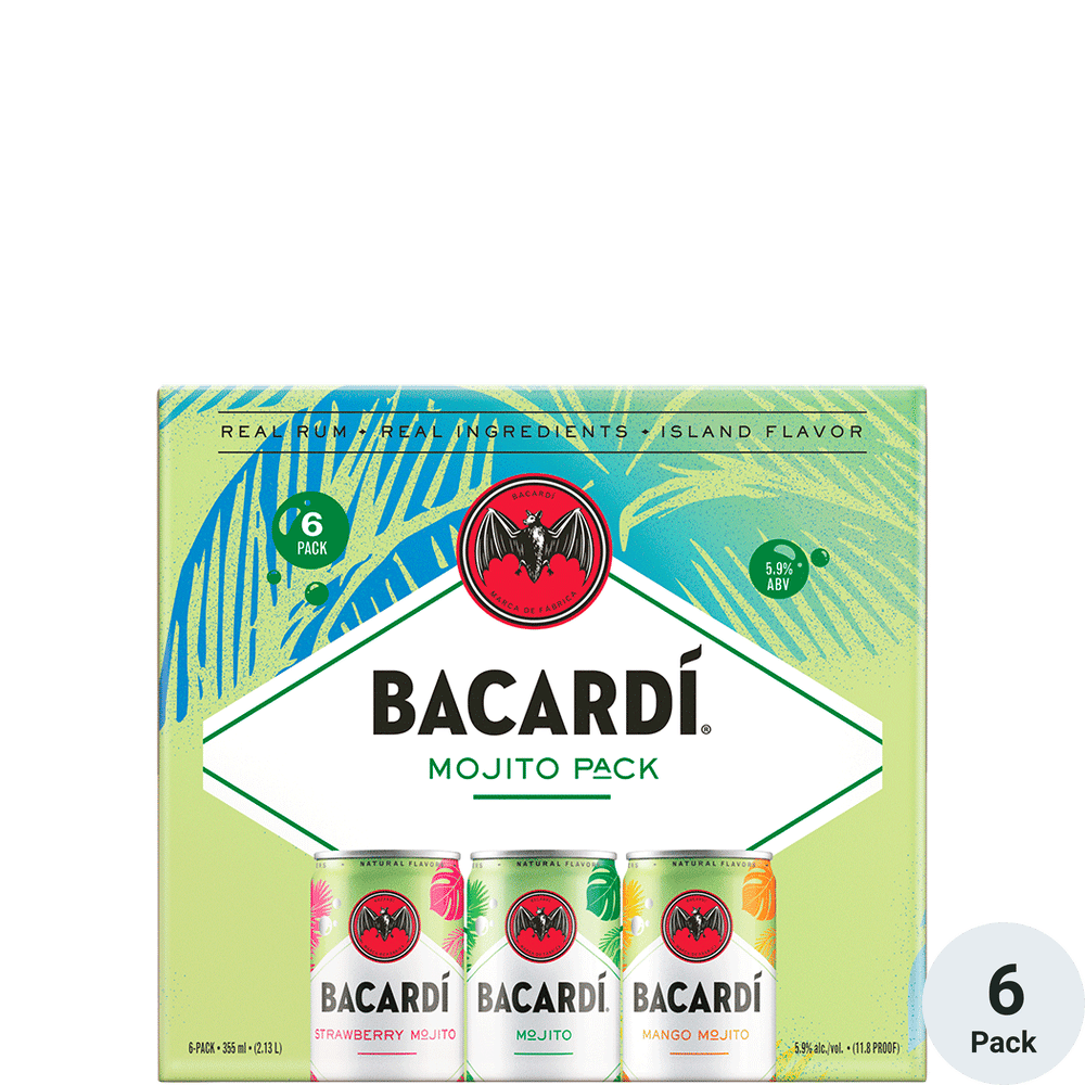 Bacardi Cocktails Mojito Variety Pack Total Wine & More
