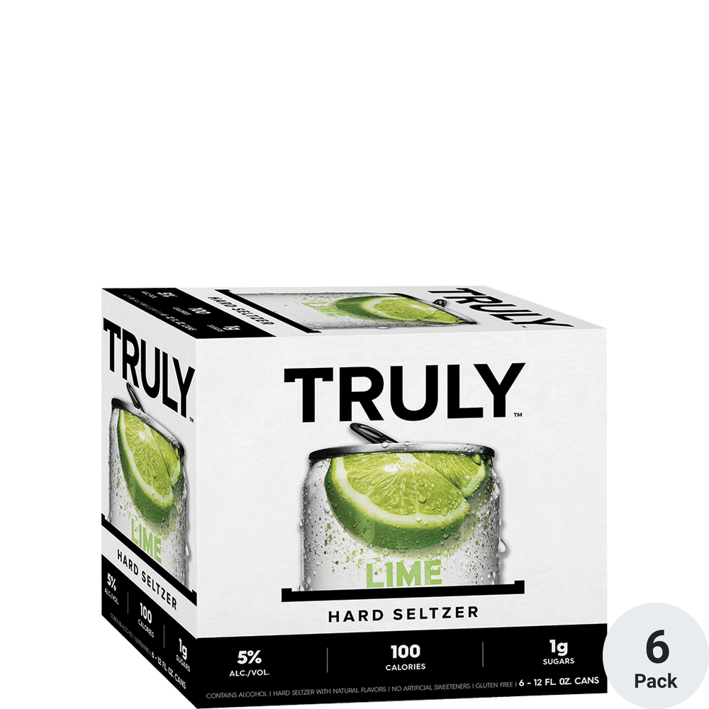 TRULY Spiked & Sparkling Colma Lime Hard Seltzer 6pk-12oz Cans