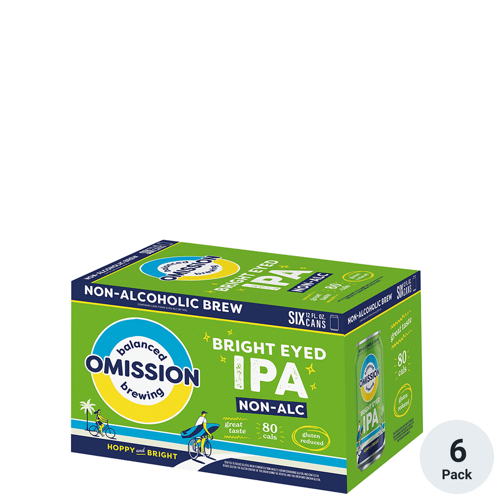 Omission Non-Alcoholic Bright Eyed IPA 6pk-12oz Cans