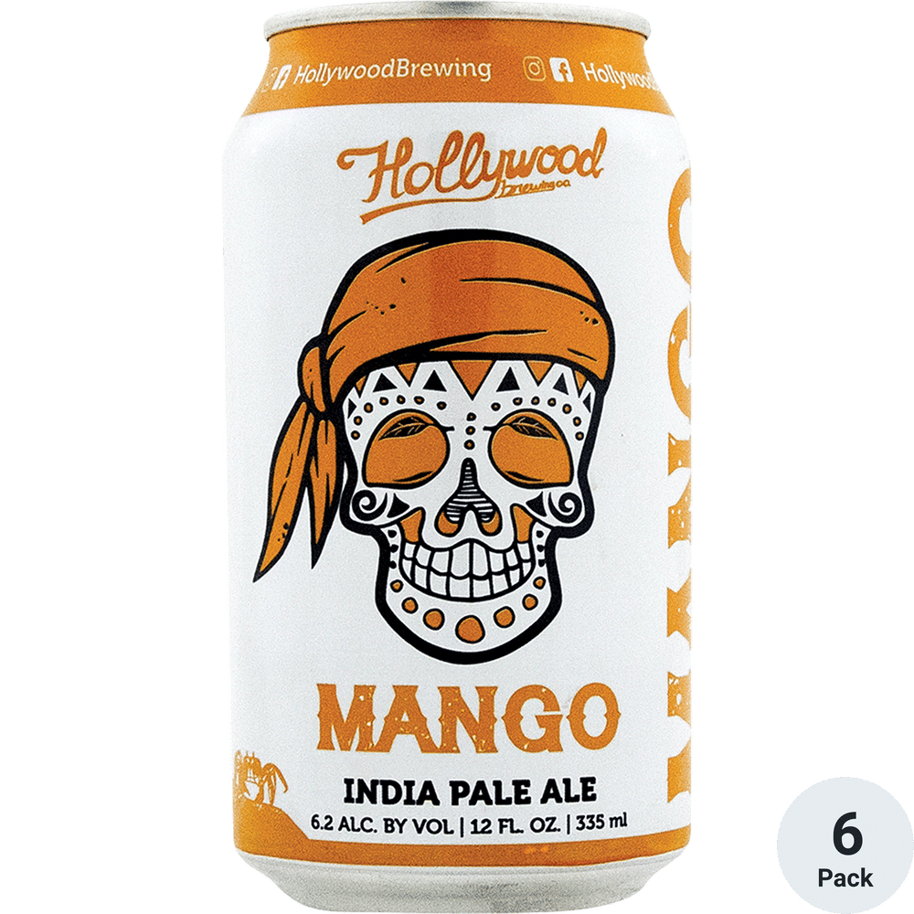 Hollywood Brewing Mango IPA 6pk-12oz Cans