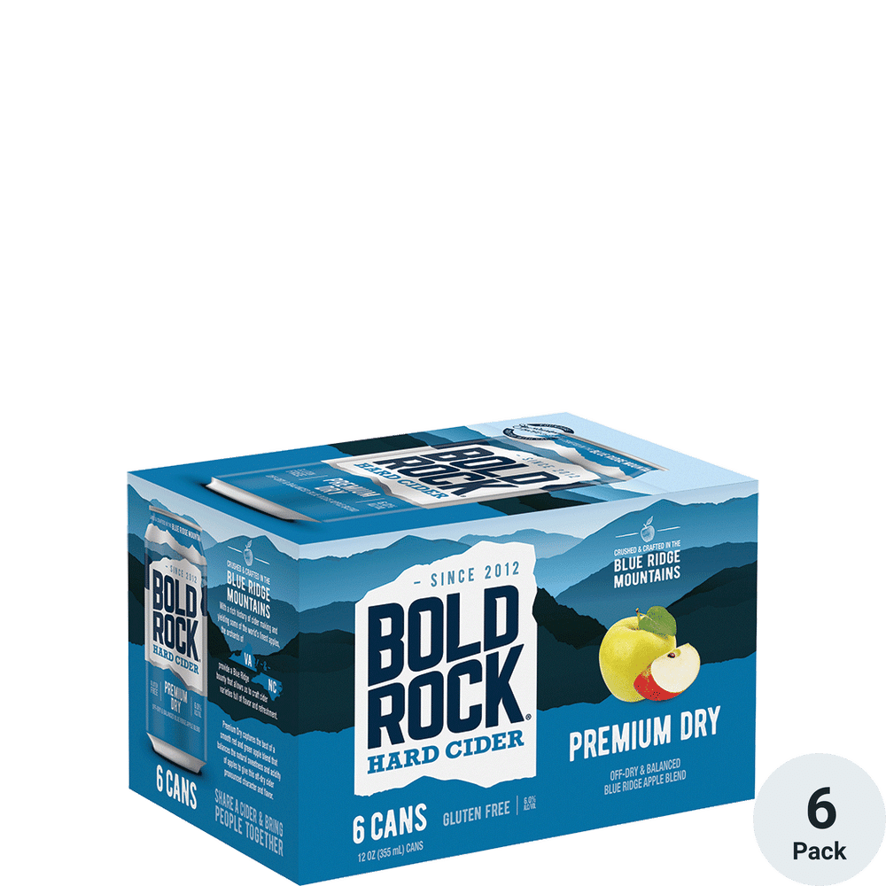 Bold Rock Mountain Block Logo Full Color Sticker - Bold Rock Shop