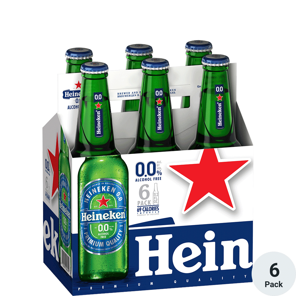 Heineken 0.0 Non-Alcoholic 6pk-11oz Btls