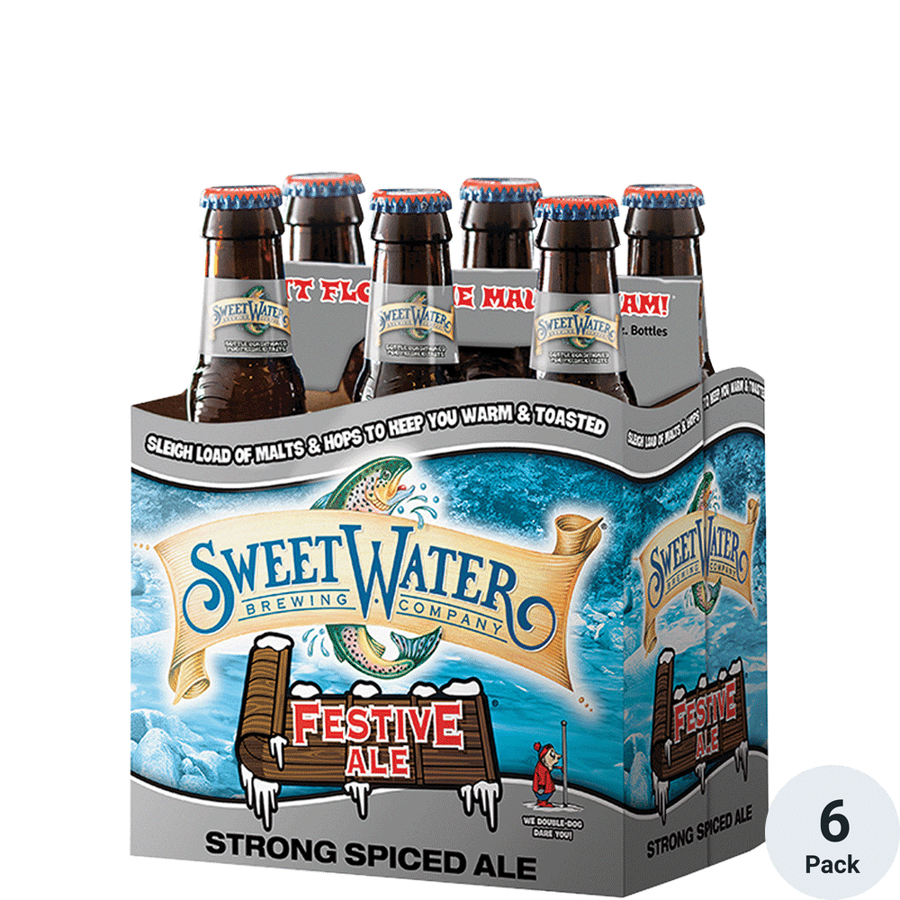 SweetWater Festive Ale 6pk-12oz Cans