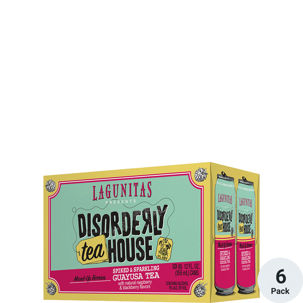 Lagunitas Disorderly TeaHouse Mixed-up Berries 6pk-12oz Cans