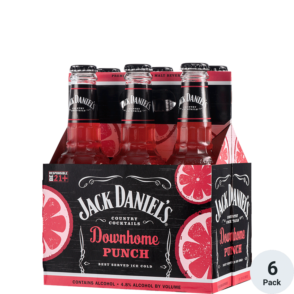 Jack Daniels Downhome Punch 6pk-10oz Btls