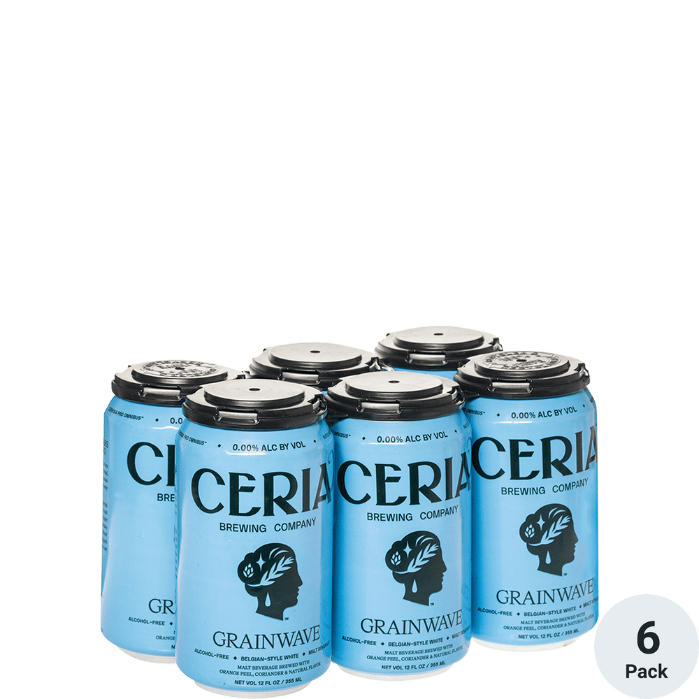 CERIA Grainwave Non-Alcoholic Belgian White Ale 6pk-12oz Cans