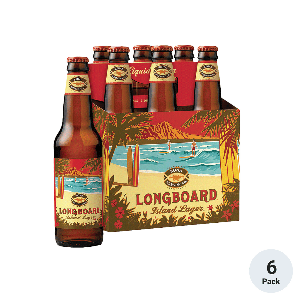 Kona Longboard Island Lager 6pk-12oz Btls