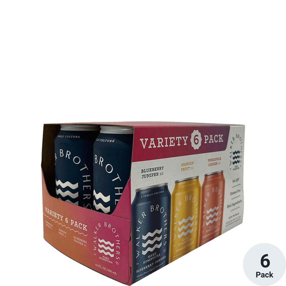 Walker Brothers Hard Kombucha Variety Total Wine & More