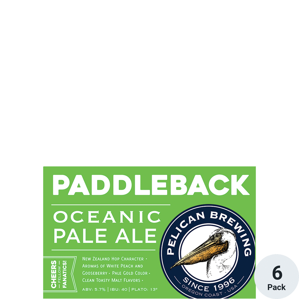 Pelican Paddleback Pale Ale 6pk-12oz Cans