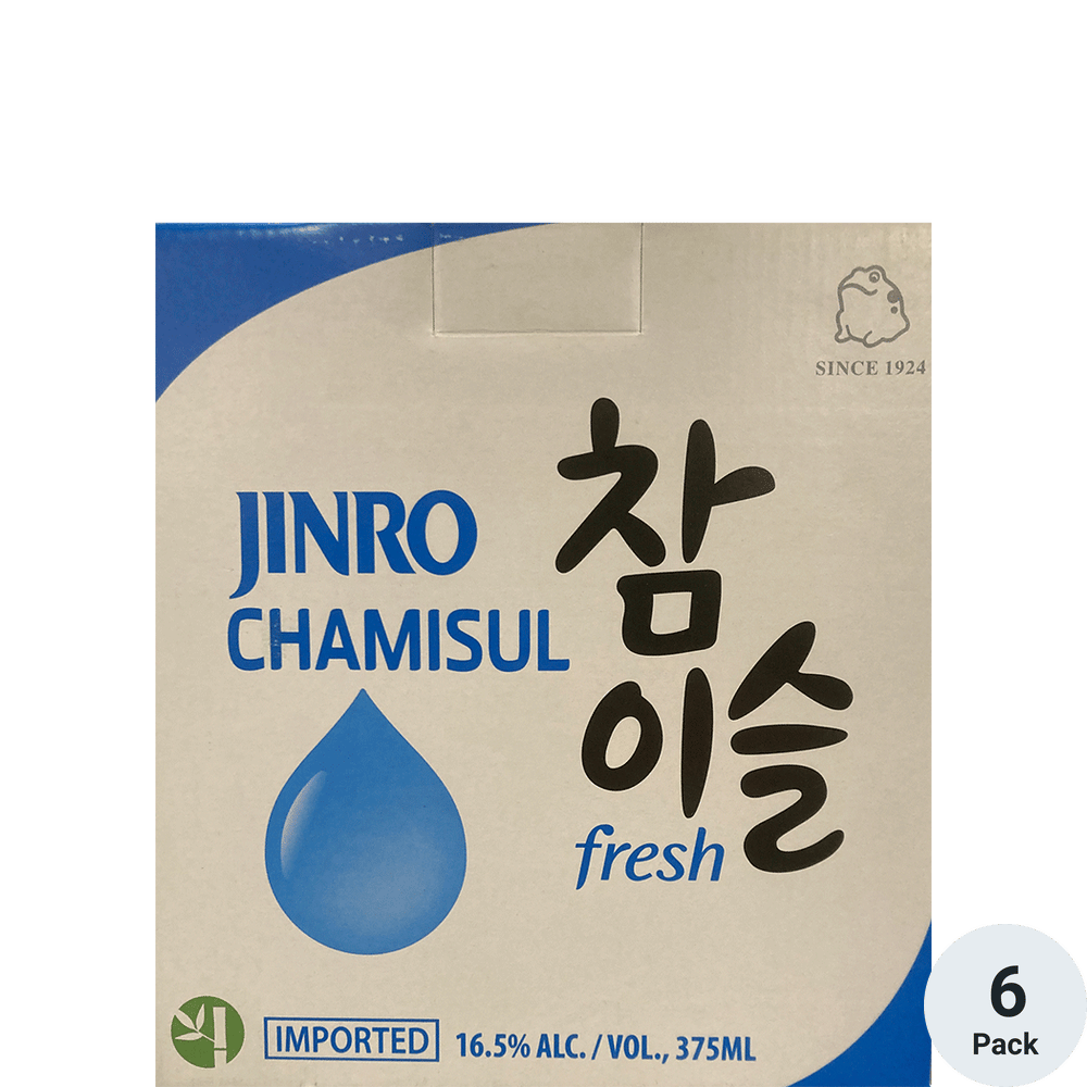 Jinro Chamisul Fresh Soju 6pk-375ml Bottles