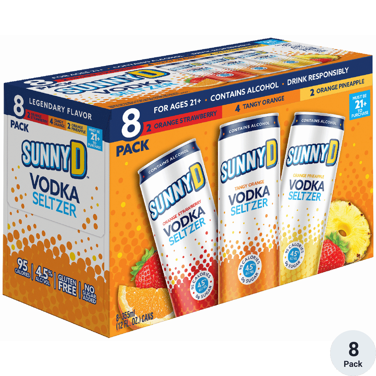 SunnyD Vodka Soda Variety Classic Pack | Total Wine & More