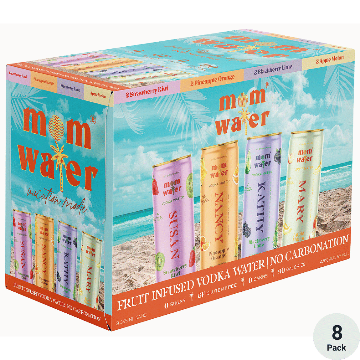Mom Water Vacation Mode Variety Pack Total Wine More