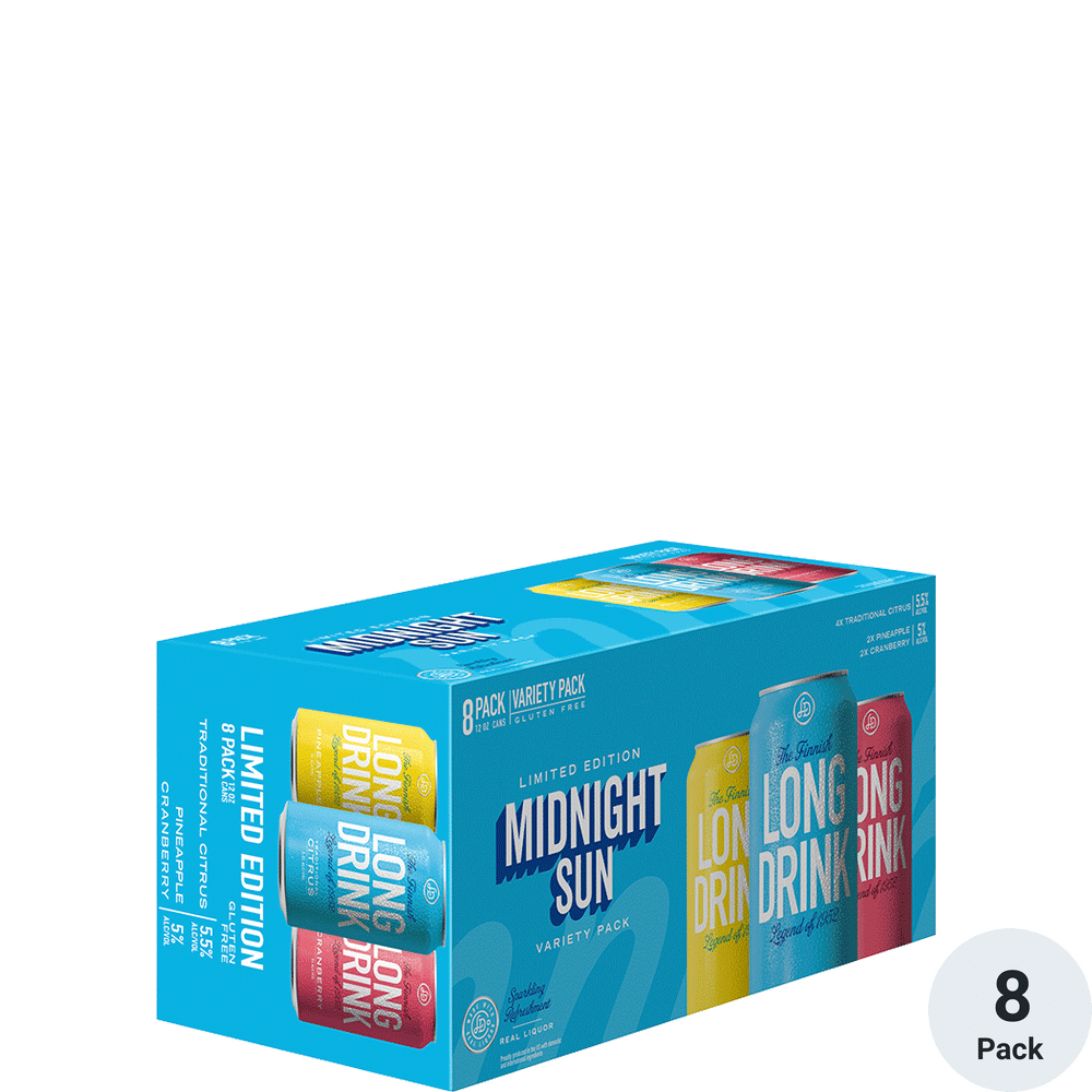 Finnish Long Drink Midnight Sun | Total Wine & More