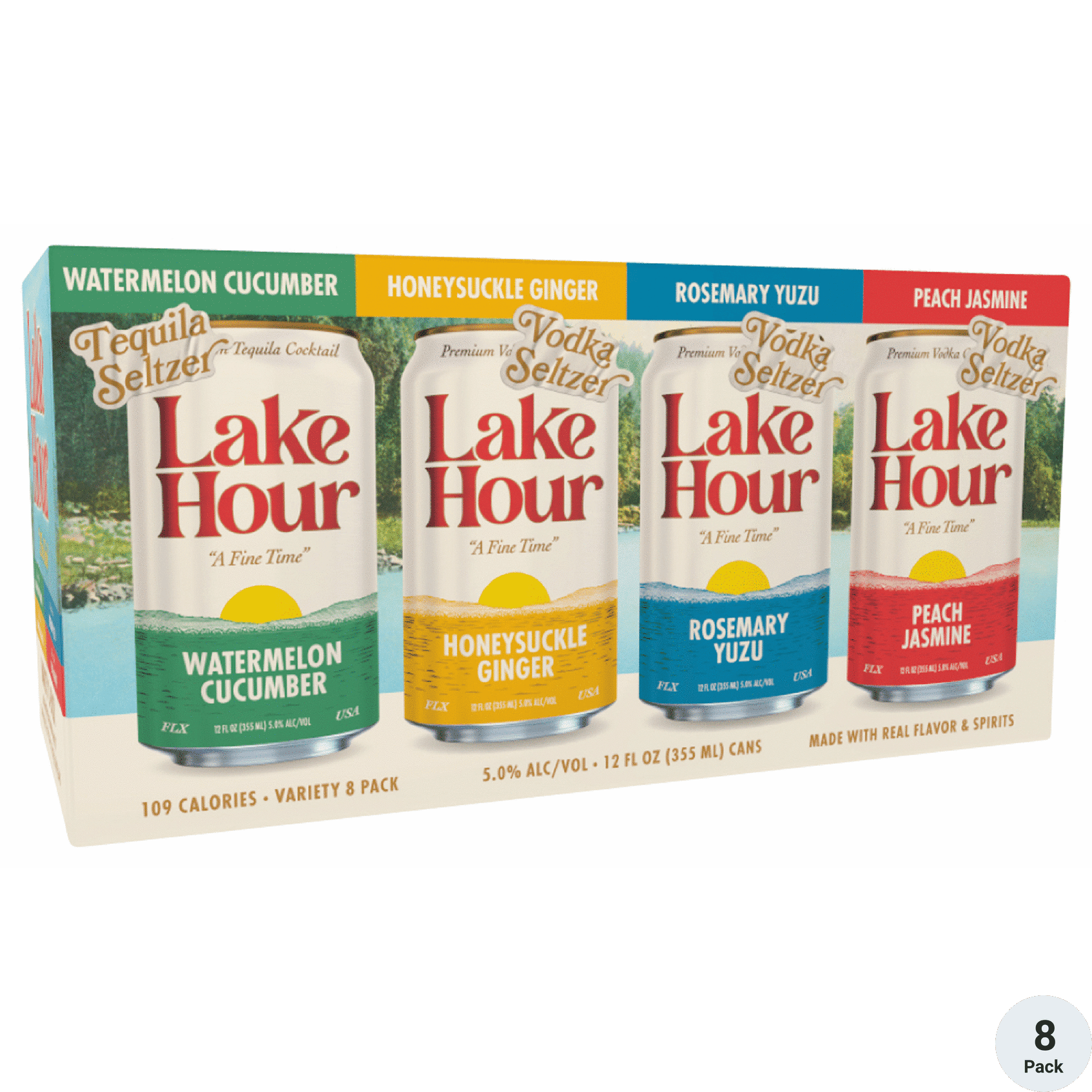 Lake Hour Variety Pack- Vodka & Tequila