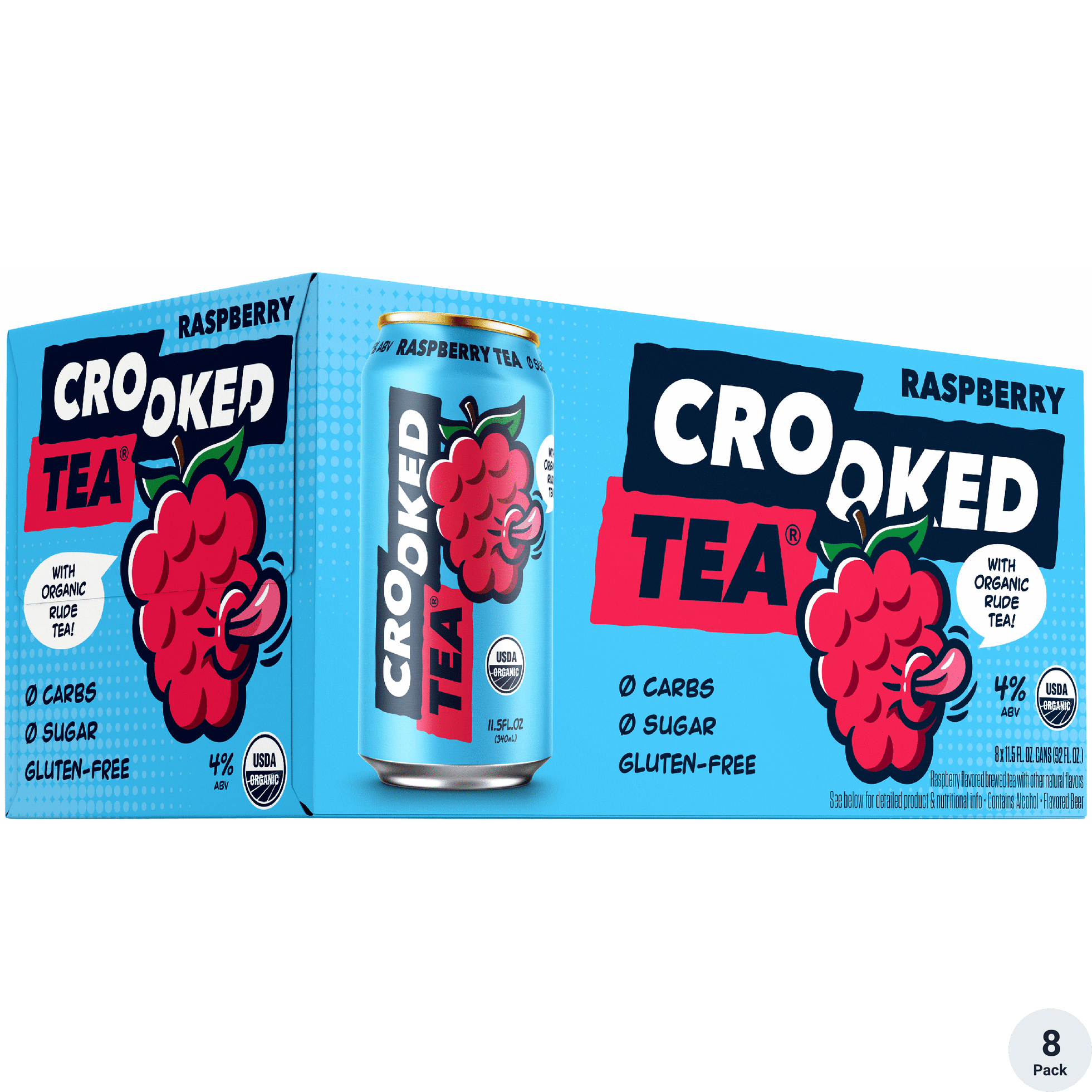 Crooked Tea Raspberry | Total Wine & More