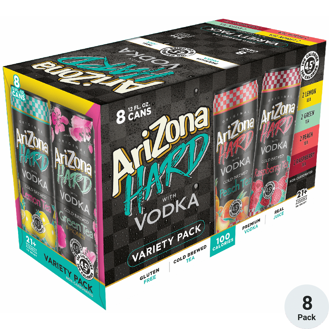 Arizona Hard Vodka Variety Pack | Total Wine & More