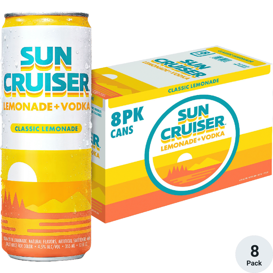Sun Cruiser Classic Lemonade + Vodka