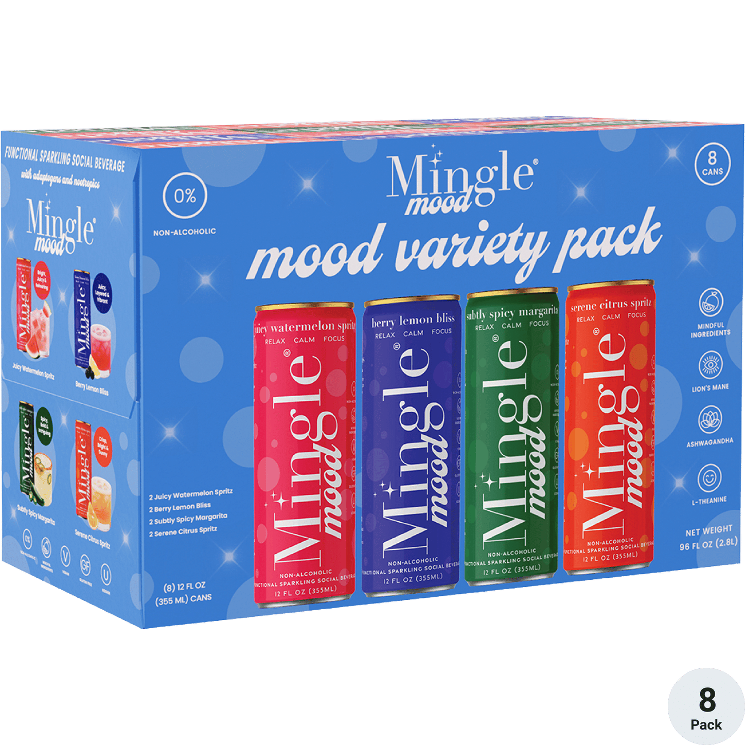Mingle Mood Non-Alcoholic Variety Pack