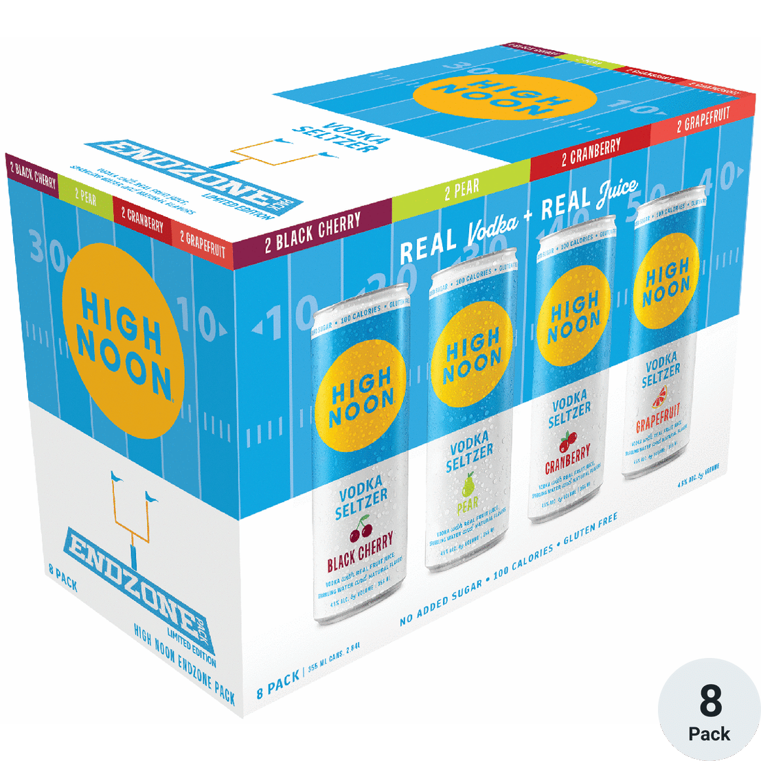 High Noon Hard Seltzer End Zone Variety Pack