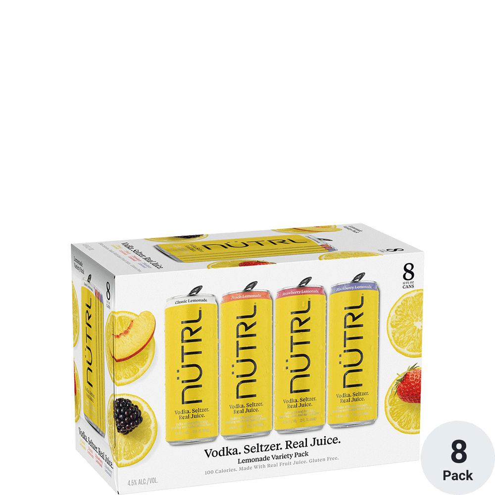 NUTRL Lemonade Variety Pack Vodka Seltzer Total Wine & More