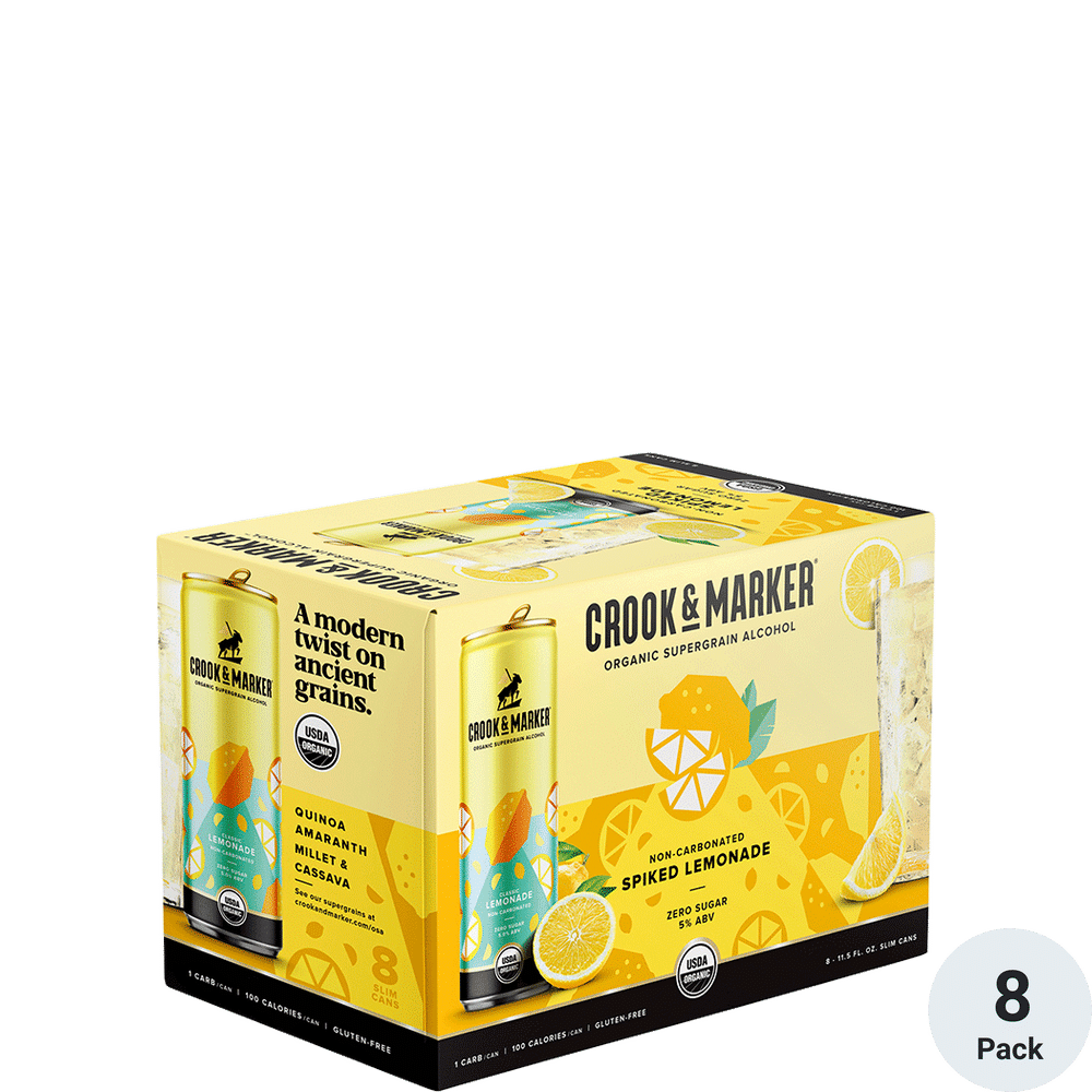 Crook & Marker Spiked Lemonades Variety Pack 8pk-11oz Cans
