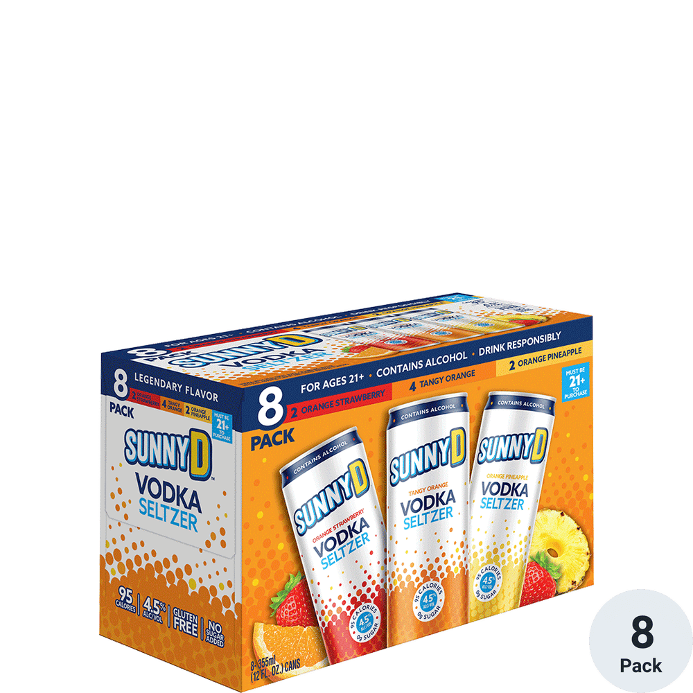 SunnyD Vodka Soda Variety Classic Pack Total Wine & More