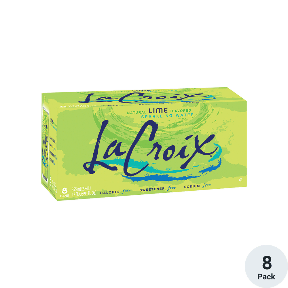 Lacroix Sparkling Lime 8pk-12oz Cans