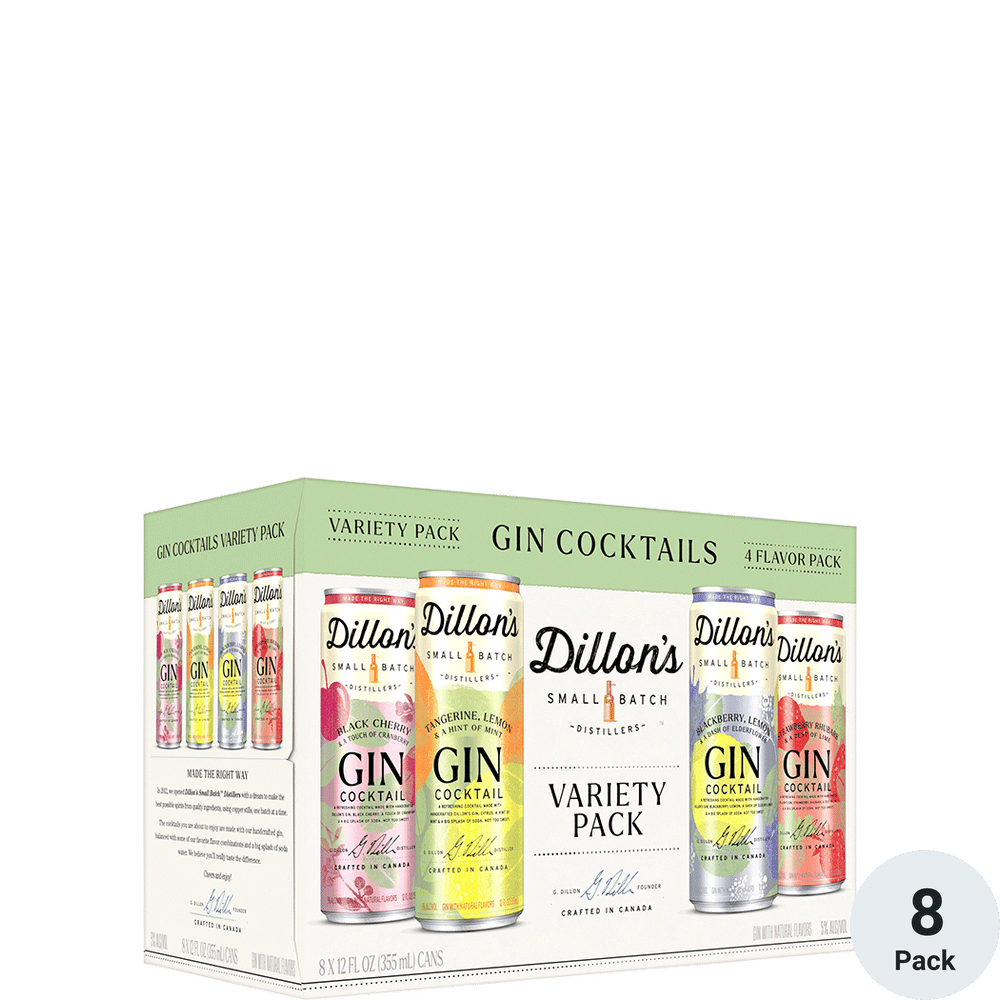 Dillon's Small Batch Gin Cocktails Variety Pack | Total Wine & More