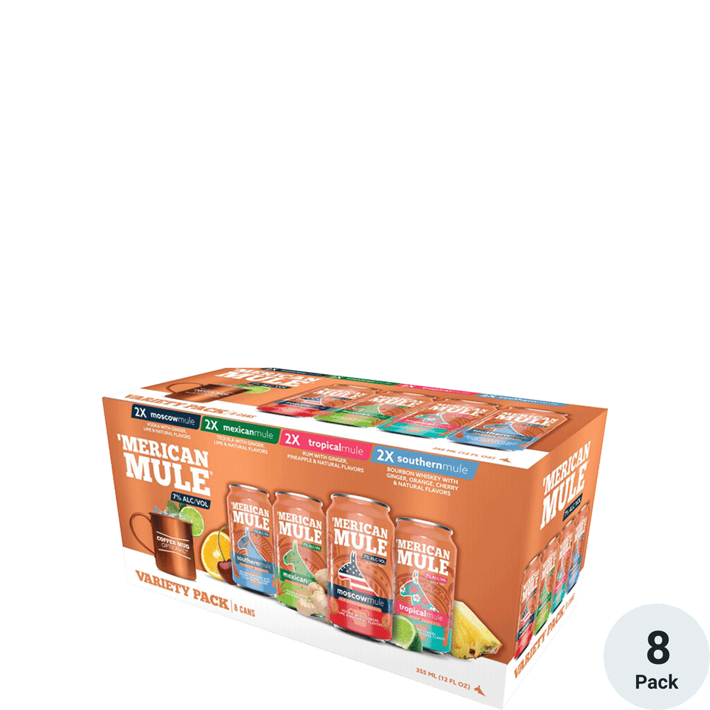 'Merican Mule Cocktail Variety Pack 8pk-12oz Cans