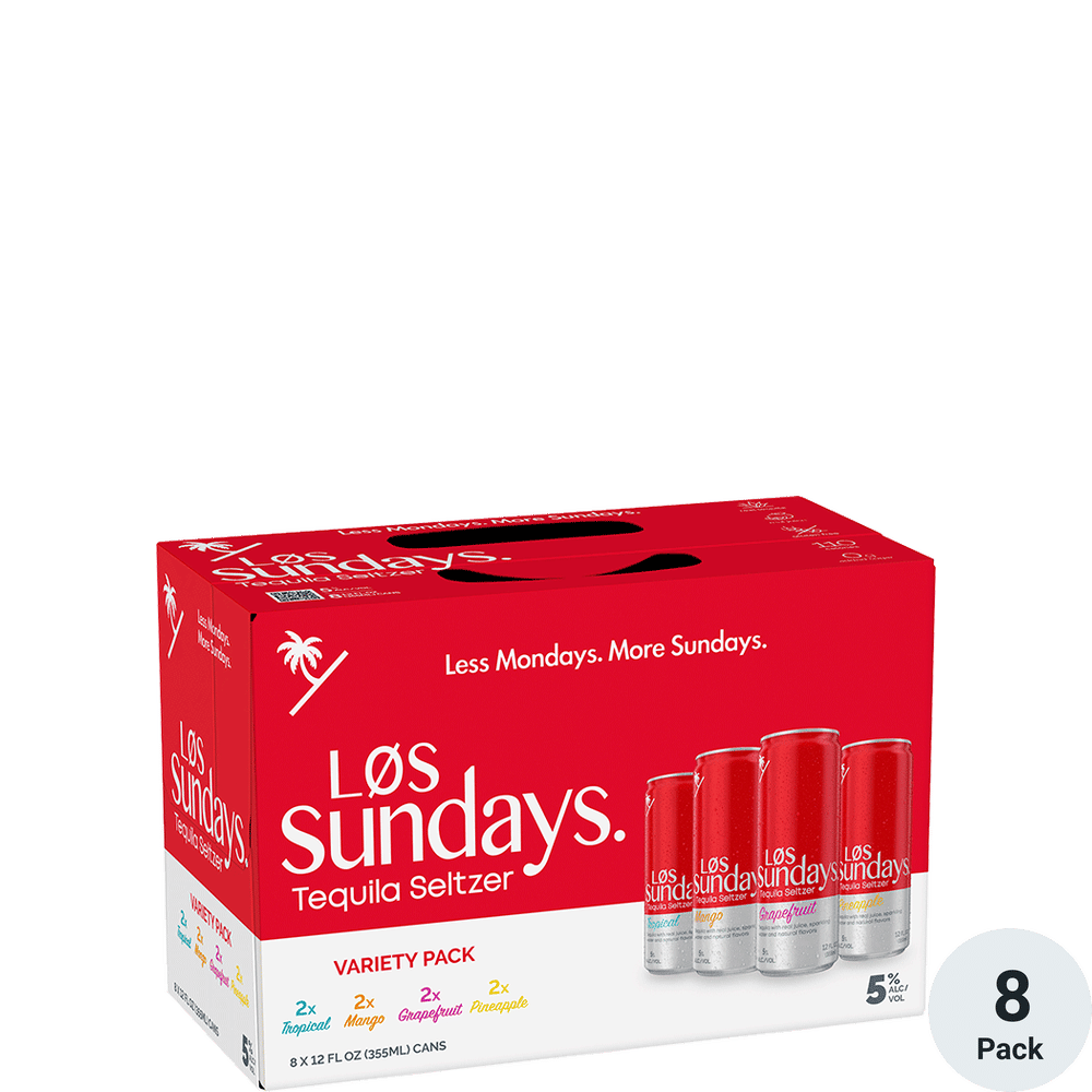Los Sundays Tequila Seltzer Variety | Total Wine & More