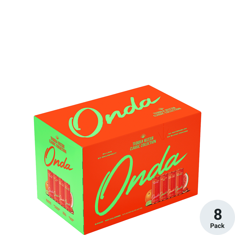 Onda Tequila Seltzer Classic Variety 8pk-12oz Cans